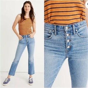 Madewell Cali Demi Boot Button Front Size 25